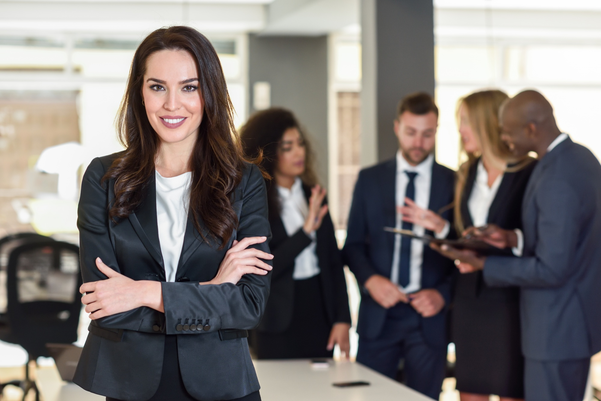 Advisors reviewing financial and statutory documents together